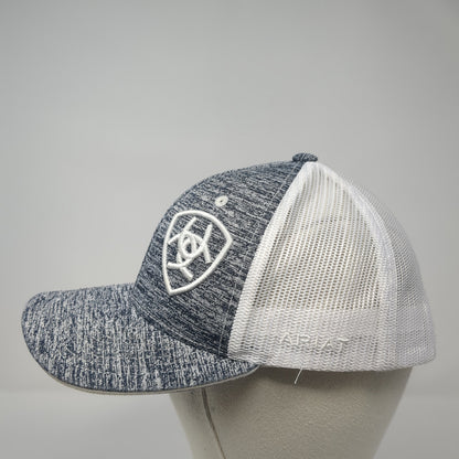 Ariat Logo Snapback Mesh Back Trucker Hat Multi One Size Embroidered