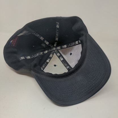 New Era Men's Fitted Hat Black Size M/L Embroidered New York Yankees Logo
