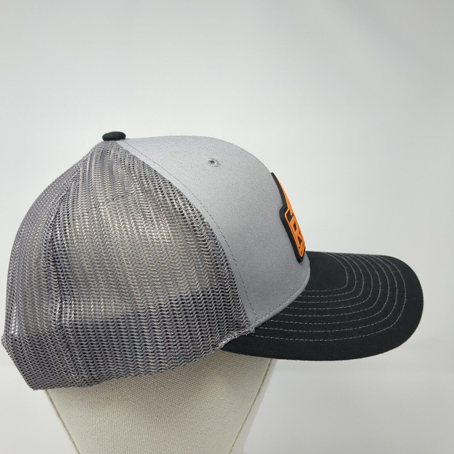 Rocky Mountain Crane Snapback Trucker Hat Gray One Size Mesh Back