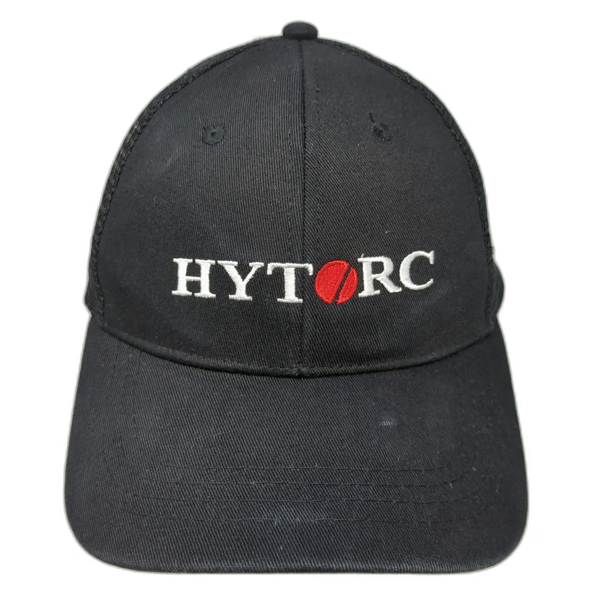 HYTORC Trucker Hat Black One Size Mesh Back Snapback Embroidered Logo Industrial