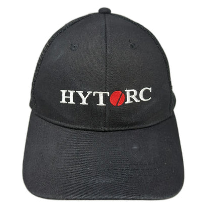 HYTORC Trucker Hat Black One Size Mesh Back Snapback Embroidered Logo Industrial