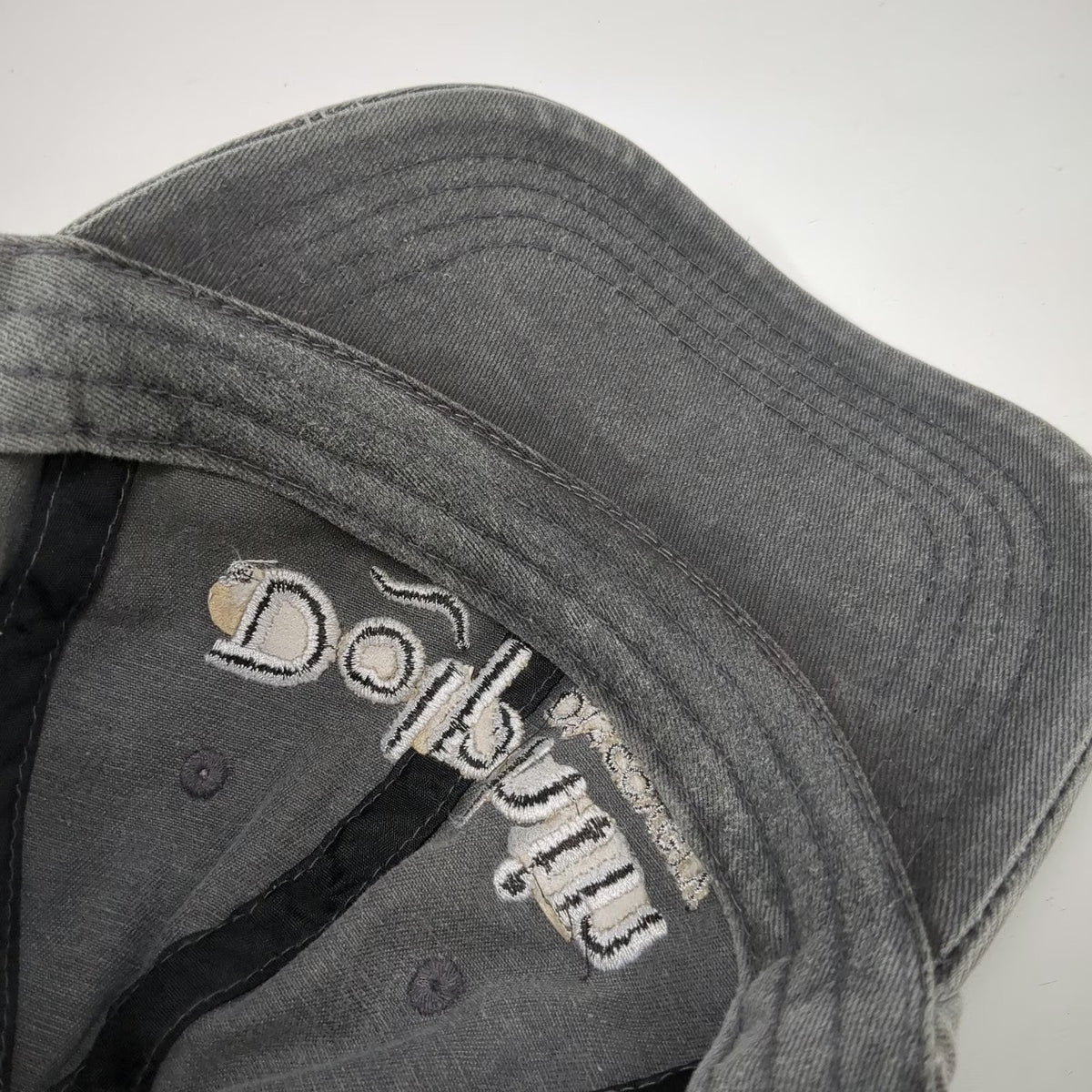 dkps Dolphin Discovery Gray Baseball Cap OSFM Strapback San Jose del Cabo Hat