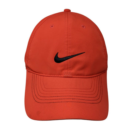 Nike Golf Snapback Hat Red One Size Adjustable Swoosh Embroidered