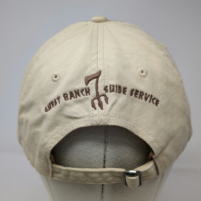 Fahrenheit Baseball Cap Brown One Size Seven Devils Lodge Guest Ranch Hat Cotton
