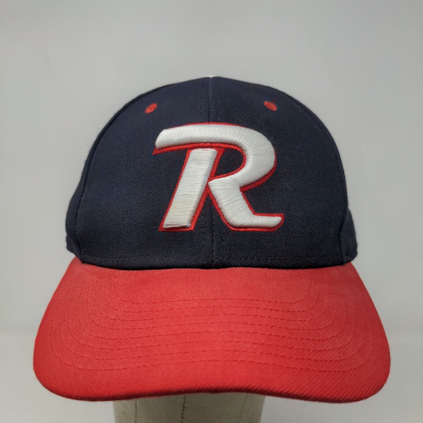Richardson Men's Fitted Hat Blue Size 7 5/8 PTS 65 Embroidered Big R Logo