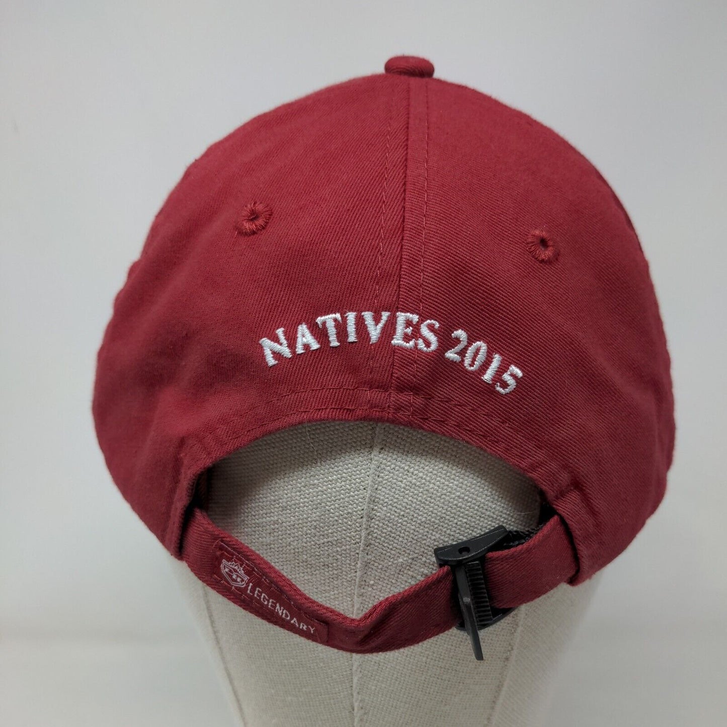 Tin Cup XIV Natives 2015 Slideback Hat Red One Size Embroidered Legendary