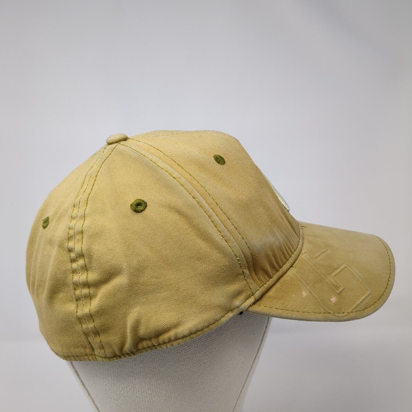 Letter C Cabela's Fitted Hat Tan M/L Embroidered Proflex Outdoor Cap