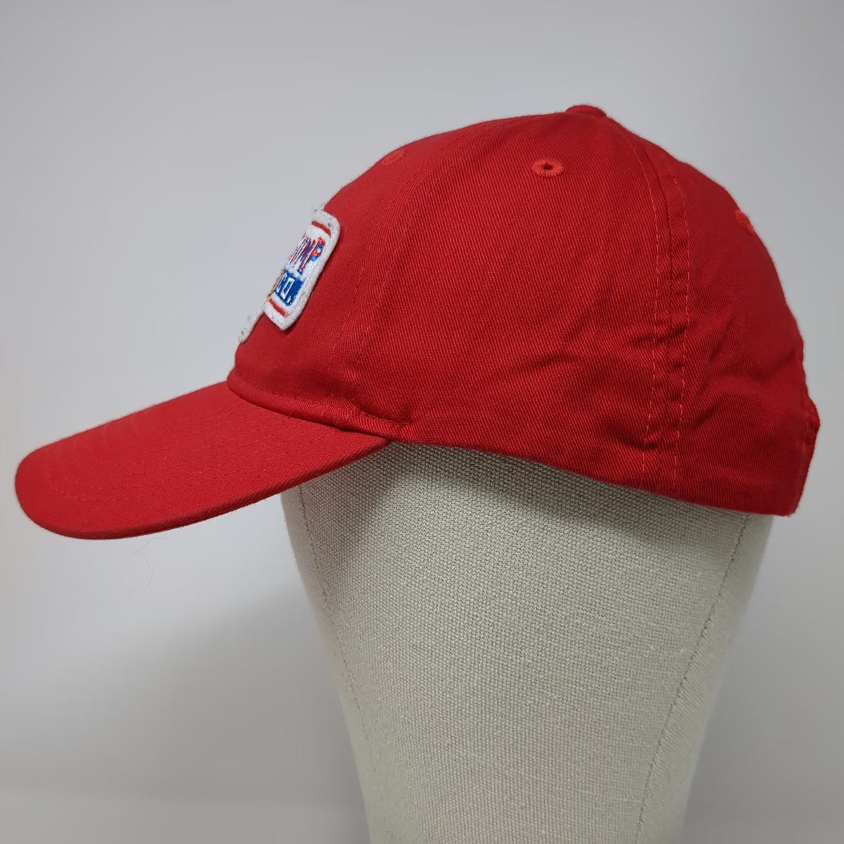 Bubba Gump Snapback Red One Size Hat Shrimp Restaurant Logo Cotton Patch 6 Panel