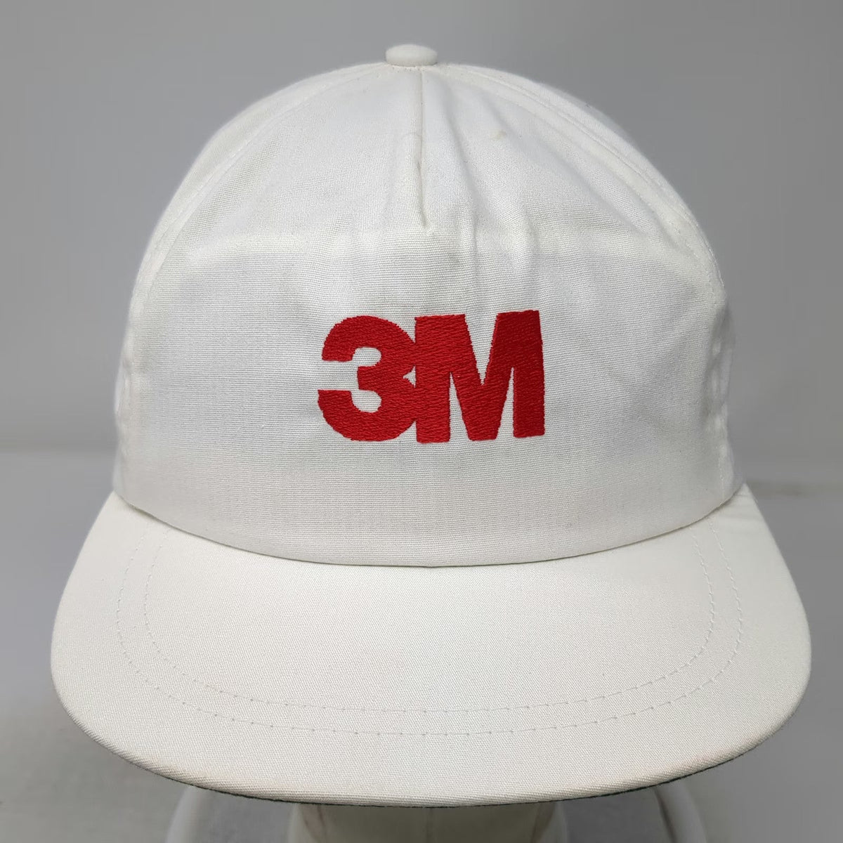 Cap America 5 Panel White One Size 3M Logo Green Underbrim Snapback Hat USA