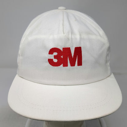 Cap America 5 Panel White One Size 3M Logo Green Underbrim Snapback Hat USA
