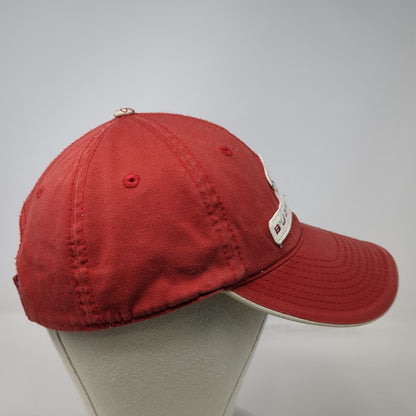 Budweiser Baseball Cap Red One Size Strapback Embroidered King of Beers Hat