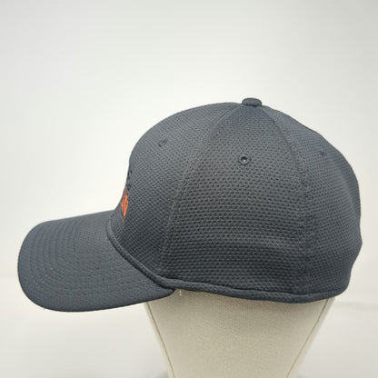 New Era 39THIRTY Gray Baseball Cap L House of Design Orange Black Stretch Hat