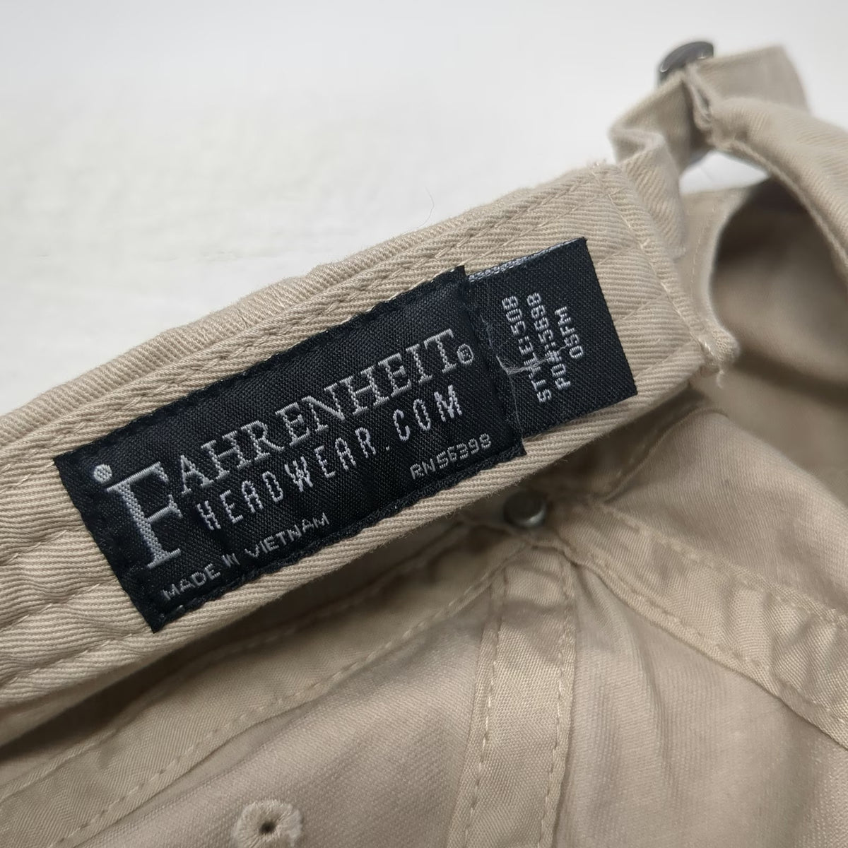 Fahrenheit Headwear Baseball Cap Beige One Size Tides Tavern Gig Harbor WA Hat