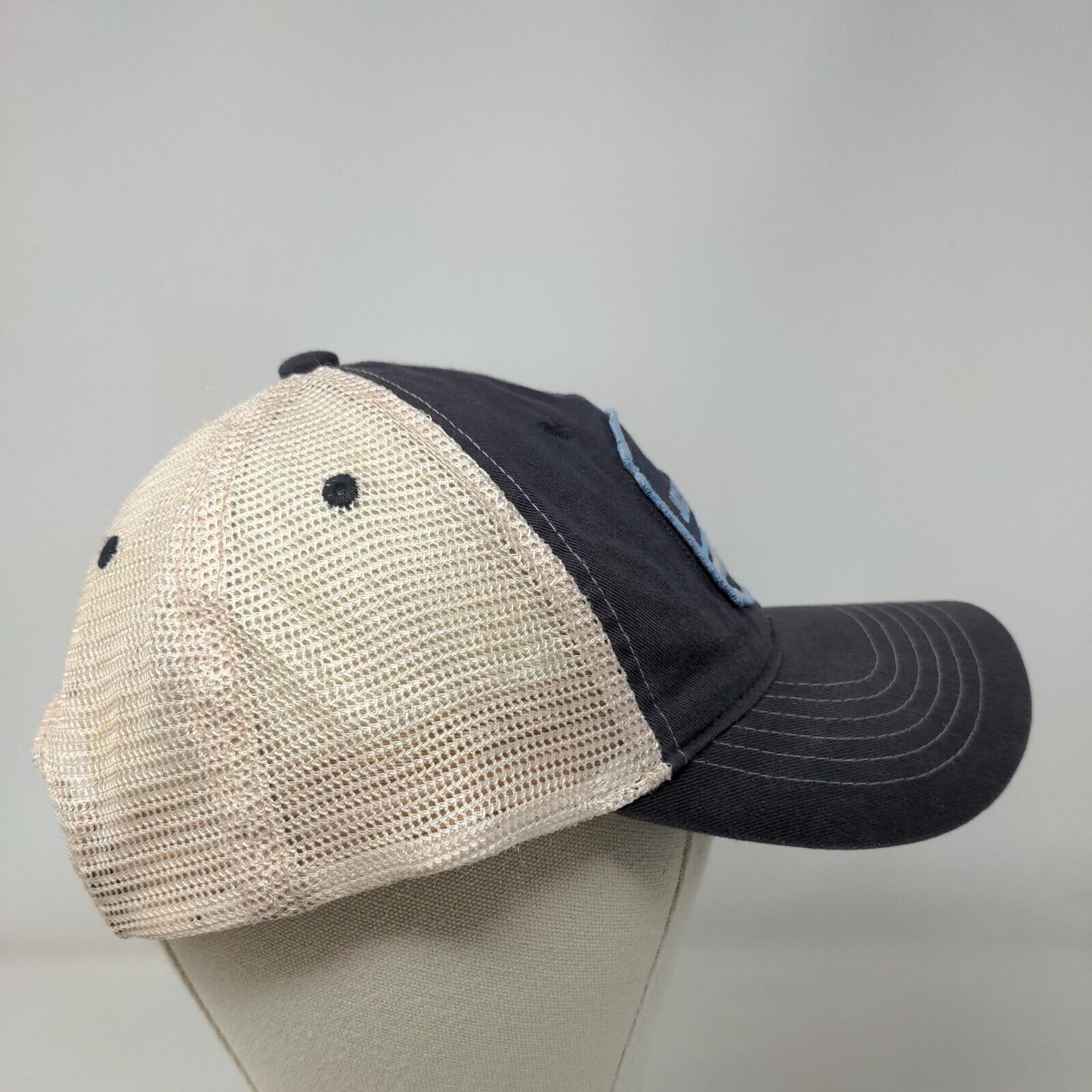 Jacksonville Snapback Trucker Hat Blue One Size Adjustable Mesh Back Zephyr