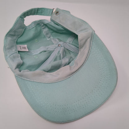 Yin Yang Slideback Hat Bluish-Green One Size Adjustable Embroidered 6 Panel