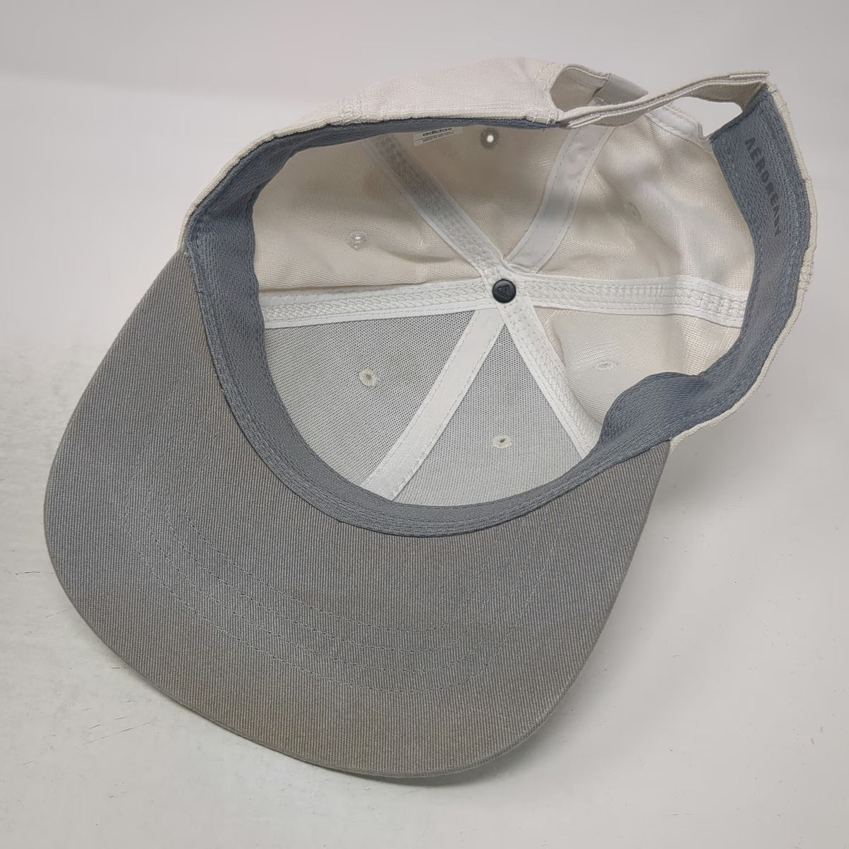 Adidas Baseball Cap Beige OSFM AEROREADY Performance Breathable Strapback Hat