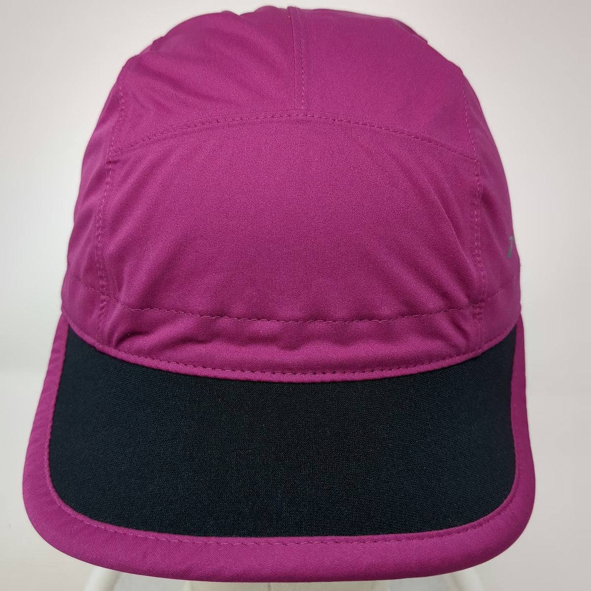 Brooks 5 Panel Purple One Size Running Hat Lightweight Reflective Breathable