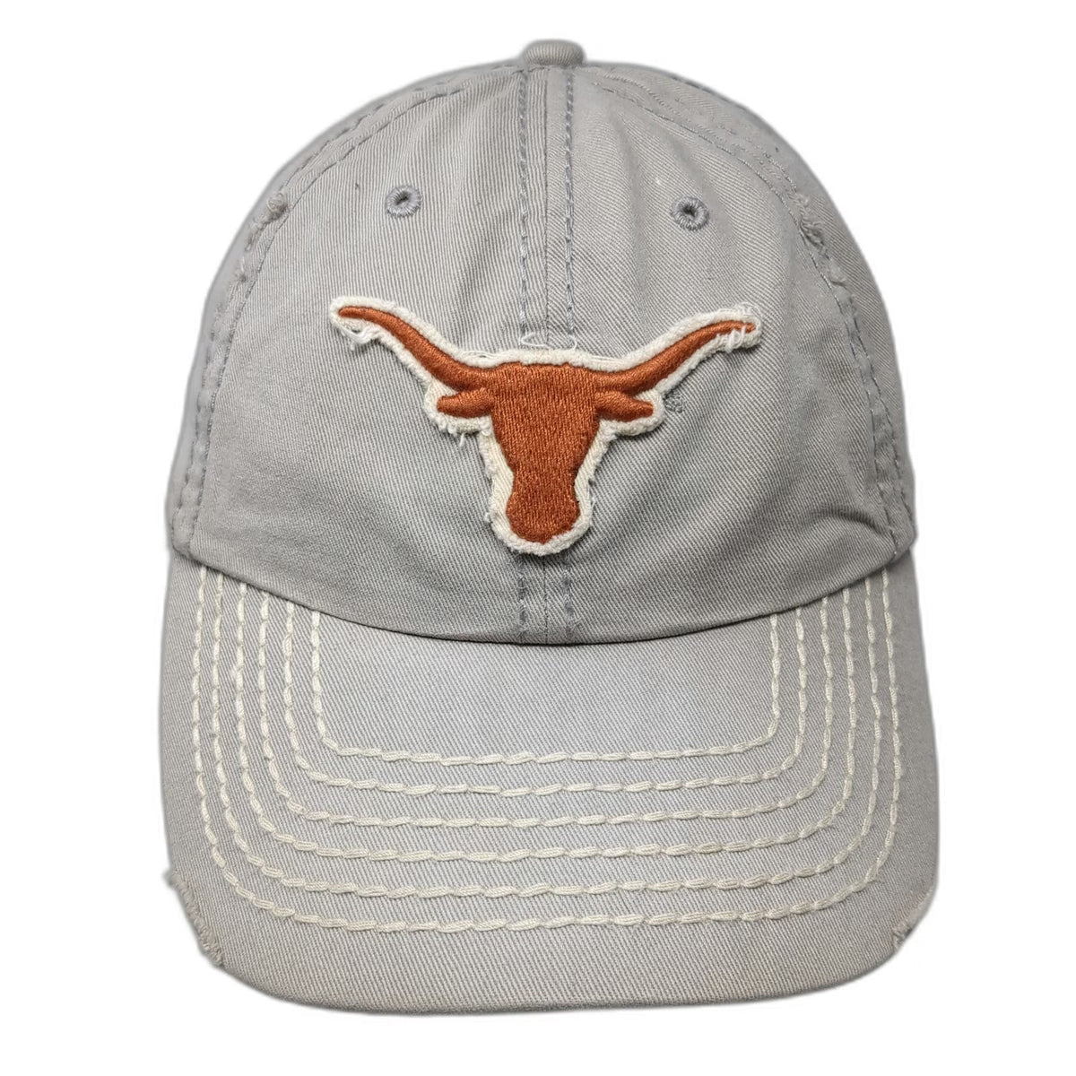 Texas Longhorns NCAA 47 Brand Cap Beige Orange S Distressed Cotton Franchise Hat