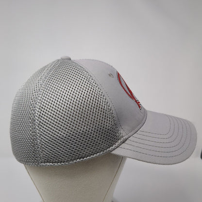 Avengers Fitted Trucker Hat Gray One Size Adjustable Embroidered Mesh Back