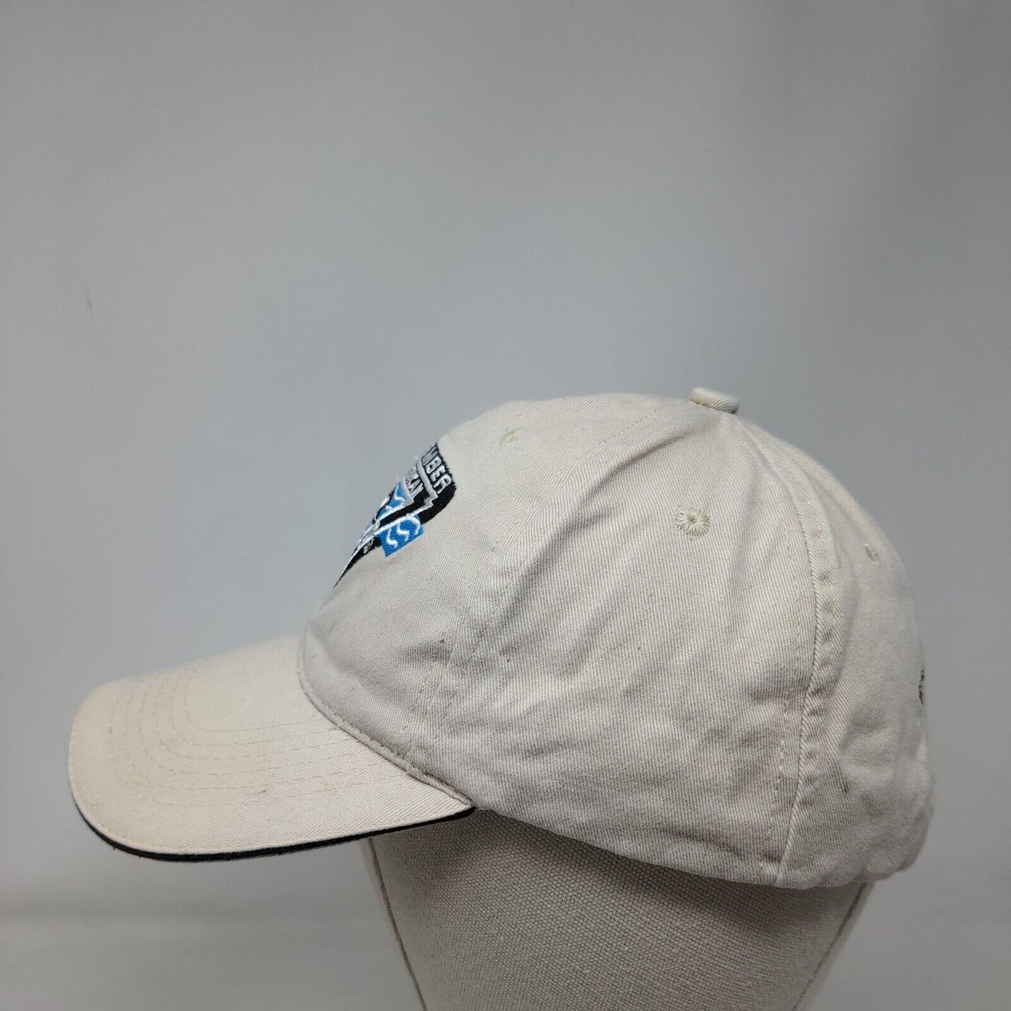 Life Member North America Fishing Club Slideback HatTan One Size Embroidered