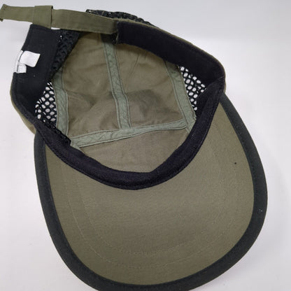 Unbranded Strapback 5 Panel Cap Green One Size Adjustable Breathable Blank