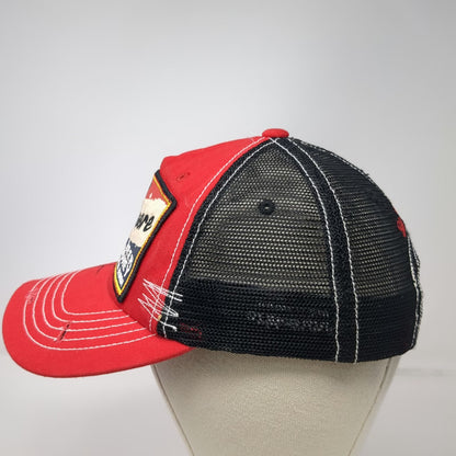 Kip Moore Trucker Hat Red Black One Size Beer Money Autographed Signature Mesh