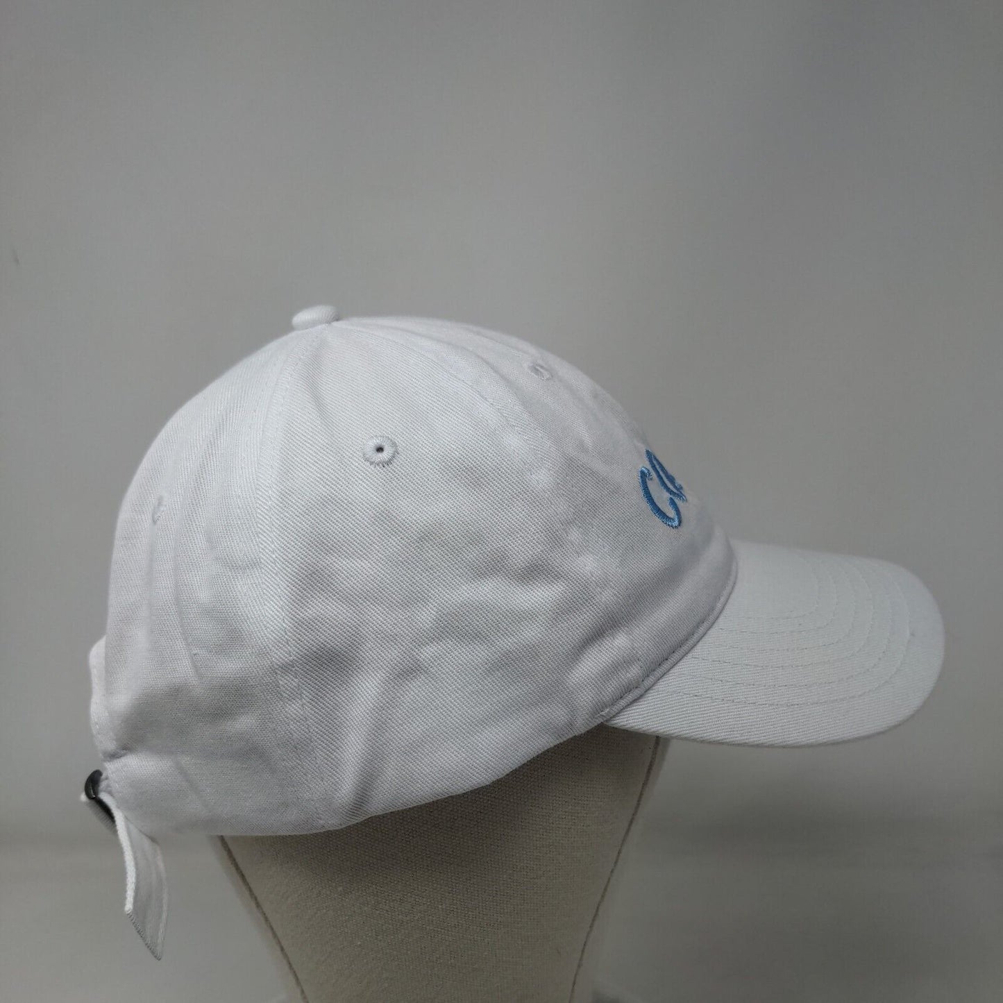 Coaqua Slideback Hat White One Size Adjustable Embroidered Fersten Worldwide