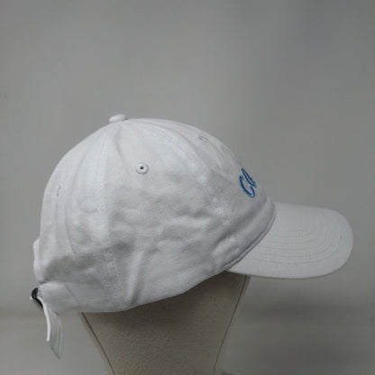Coaqua Slideback Hat White One Size Adjustable Embroidered Fersten Worldwide