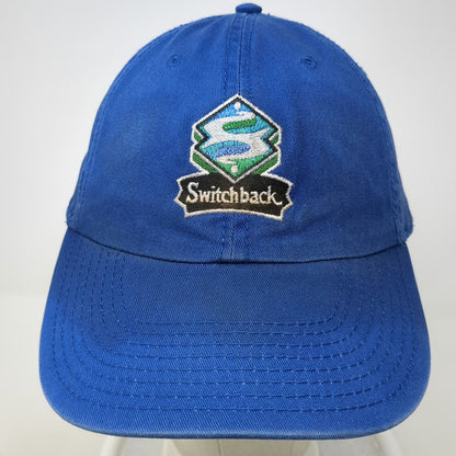 knp Switchback Brewing Co Burlington VT Blue One Size Baseball Cap Hat Cotton