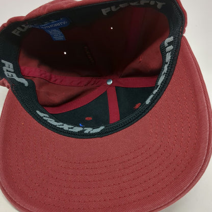 Port Authority Baseball Cap Red XL West Valley Construction WVC Flexfit Hat