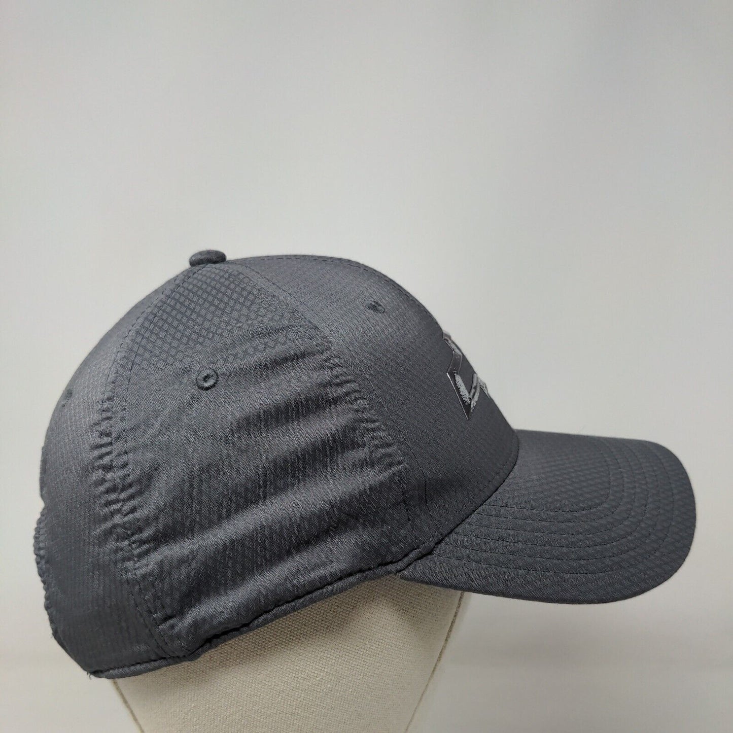 Chevrolet Racing Strapback Hat Gray OSFM Embroidered Cruisin Sports