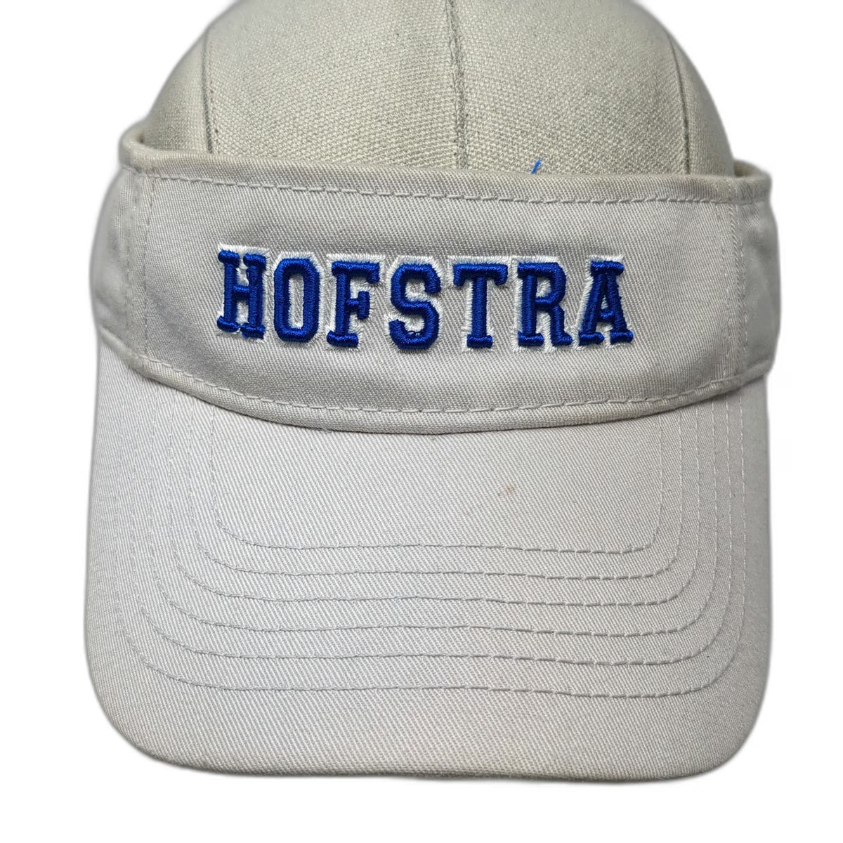 Legacy Gray Visor One Size Hat Hofstra University Embroidered Cotton Slideback
