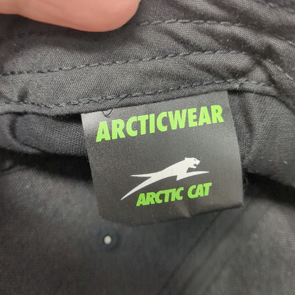 Arctic Cat Snapback Black One Size Snowmobile Embroidered Logo Graphic Sport Hat