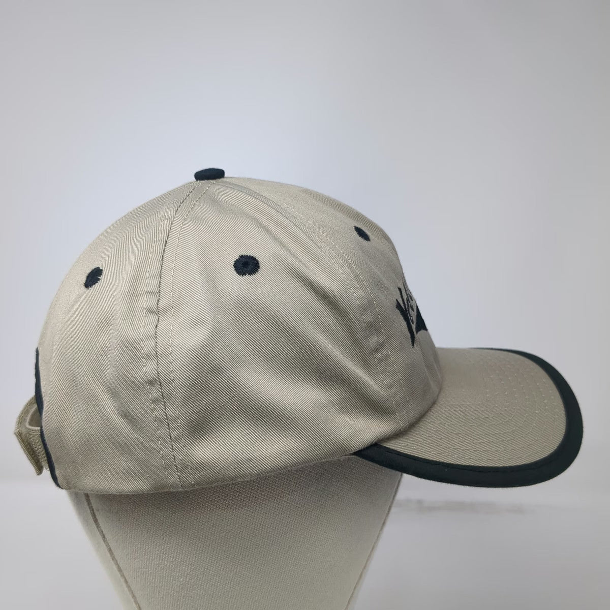 Kati Baseball Cap Beige Yellowstone National Park Bear Embroidery Hat Vintage