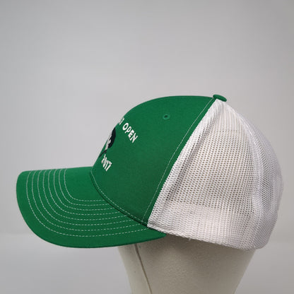 Basque Open 2017 Snapback Trucker Hat Green OS Adjustable Mesh Back Richardson