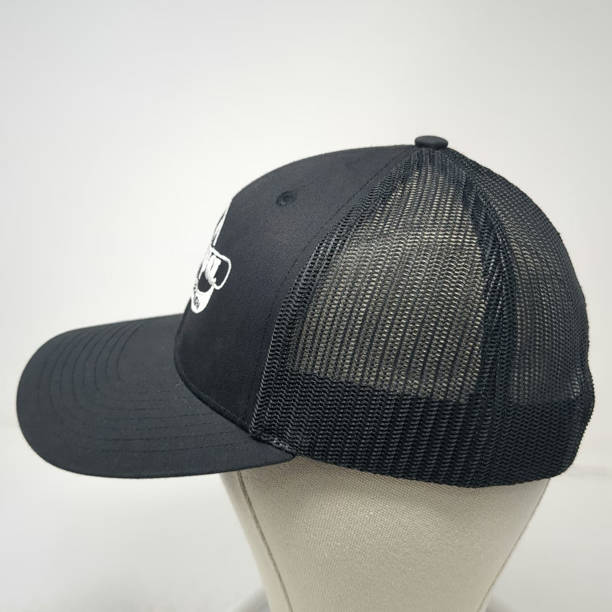 Richardson Trucker Hat Black S Nampa Parks & Recreation Baseball Mesh Snapback