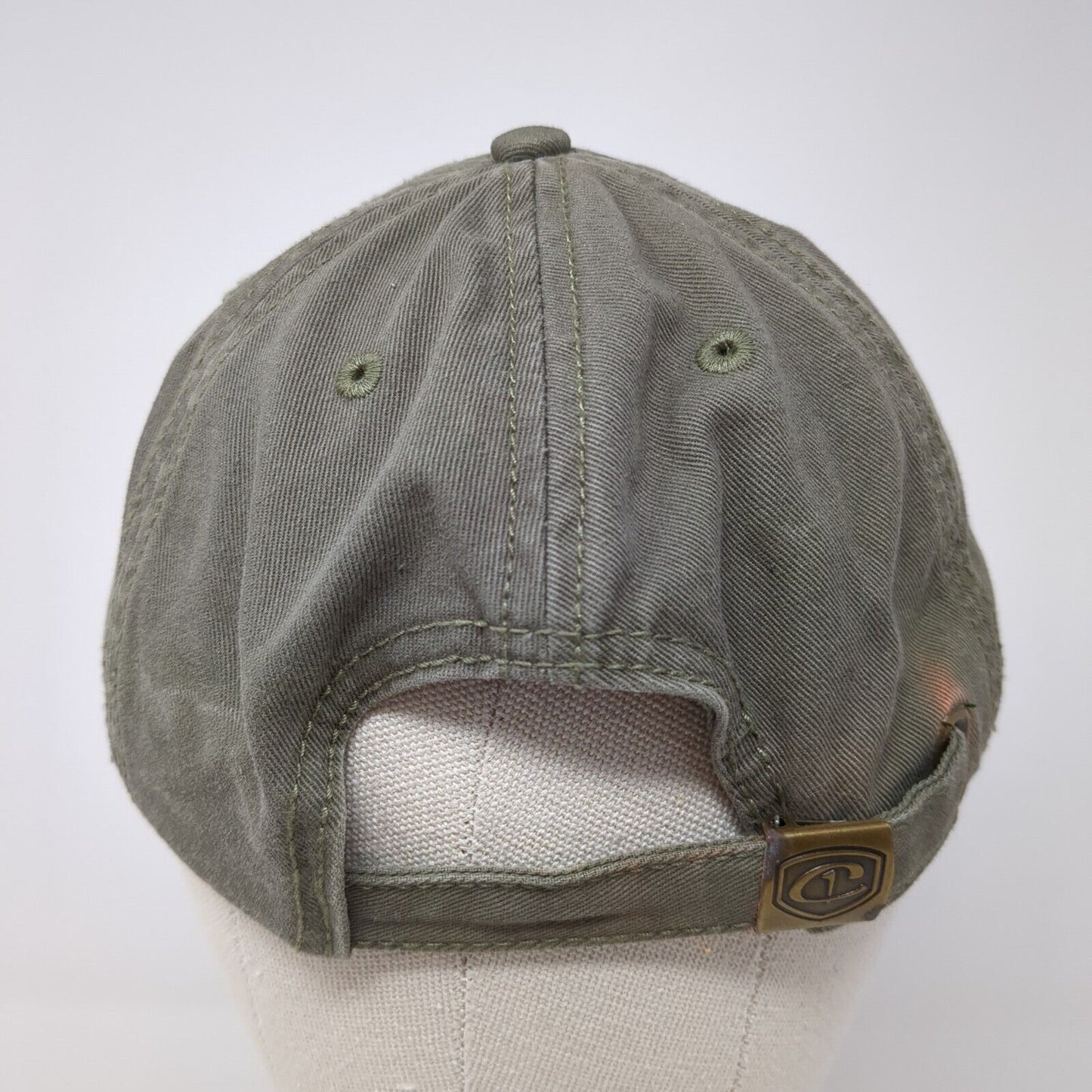 Scuba Diver Slideback Golf Hat Green One Size Adjustable Cap America