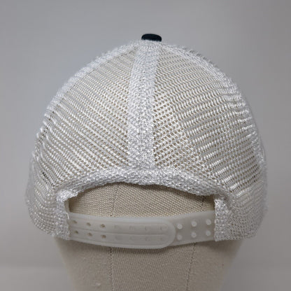 Full Value Pork Snapback Trucker Hat Blue OS Adjustable Mesh Back Paramount