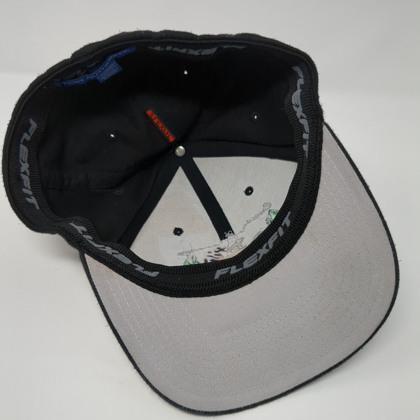 Custom Excavating 25 Years Fitted Hat Black L/XL Flexfit Port Authority