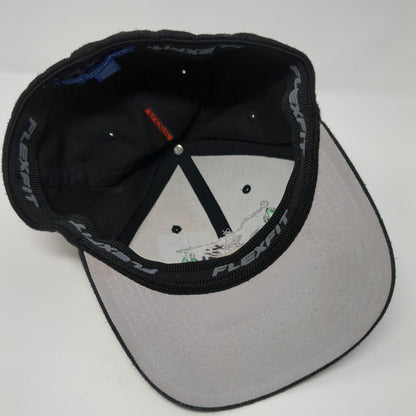Custom Excavating 25 Years Fitted Hat Black L/XL Flexfit Port Authority