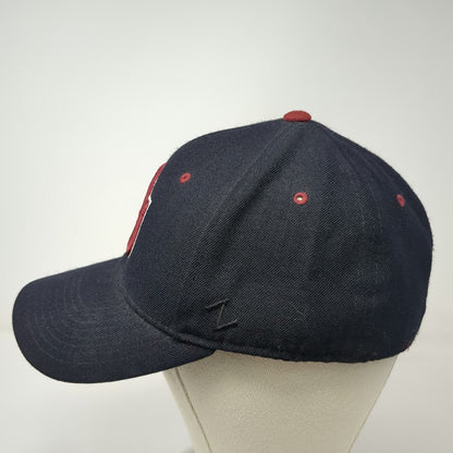 Oklahoma Sooners NCAA Zephyr Cap Black Red White 7 3/8 Fitted Embroidered Hat