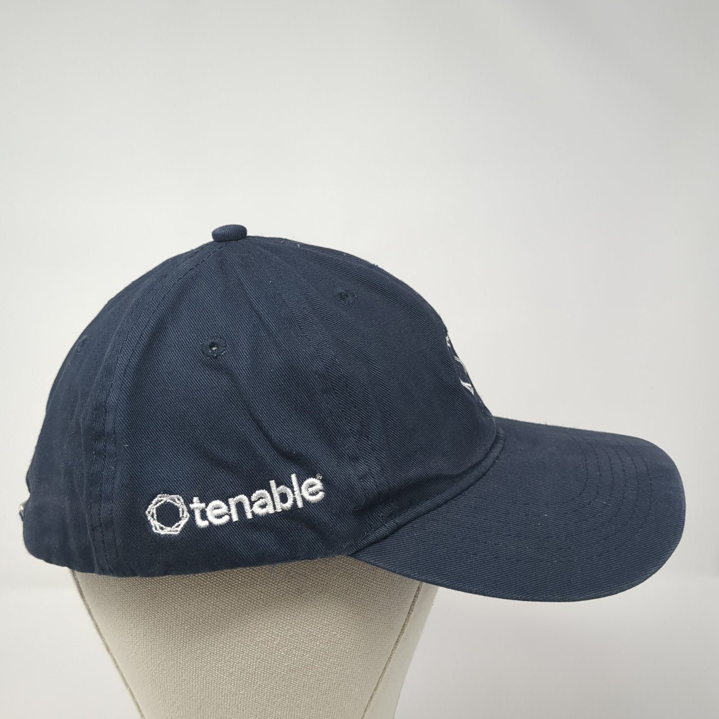 Port & Company Slideback Baseball Cap Blue One Size Adjustable Embroidered