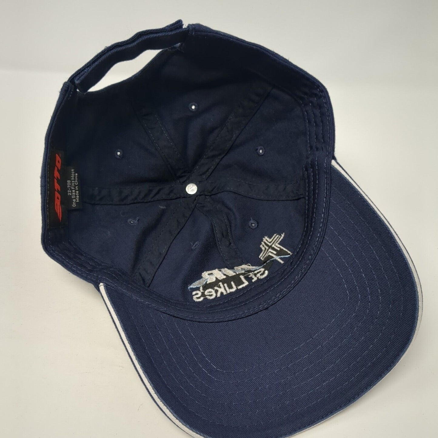 Air St. Luke's Strapback Hat Blue One Size Adjustable Embroidered Otto