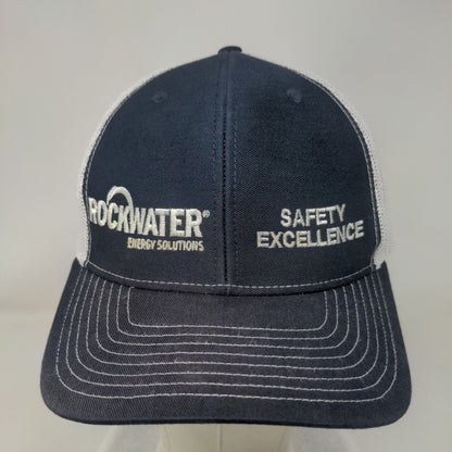 Rockwater Energy Solutions Safety Excellence Snapback Trucker Hat Blue One Size