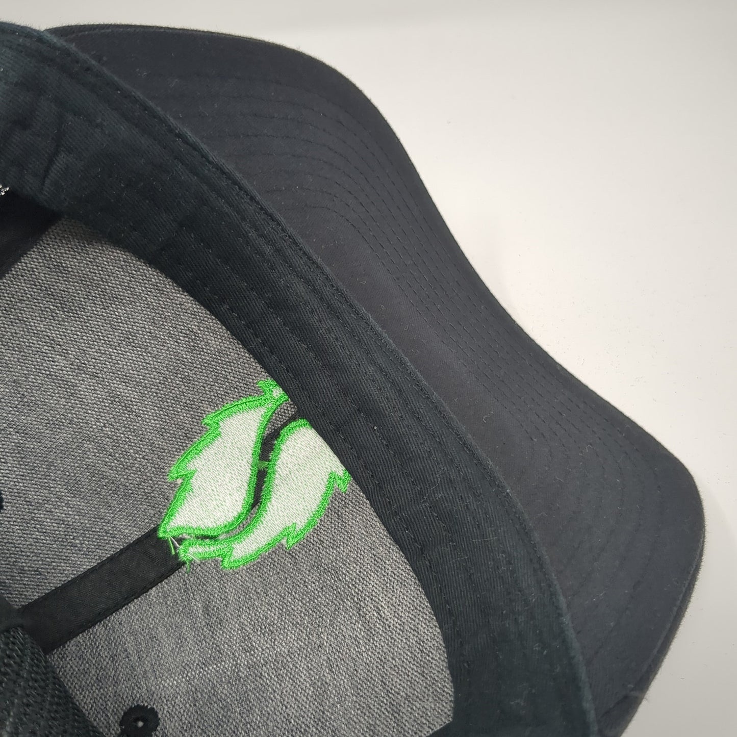 Hop Valley Brewing Co. Snapback Trucker Hat Black One Size Adjustable Mesh Back