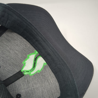 Hop Valley Brewing Co. Snapback Trucker Hat Black One Size Adjustable Mesh Back