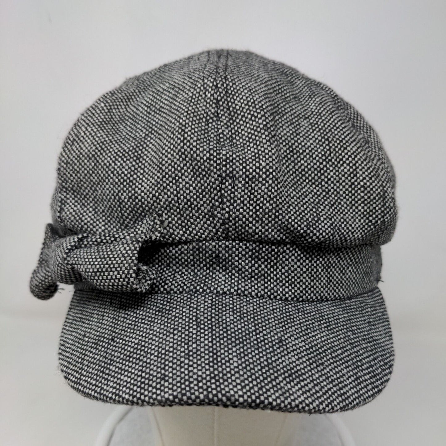 Payless Newsboy Pressboy Hat Cap Multicolor One Size Bow Blank