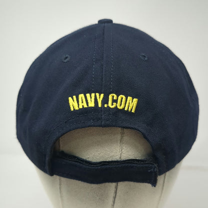 Blue Baseball Cap One Size Strapback America's Navy Embroidered USA Made Hat