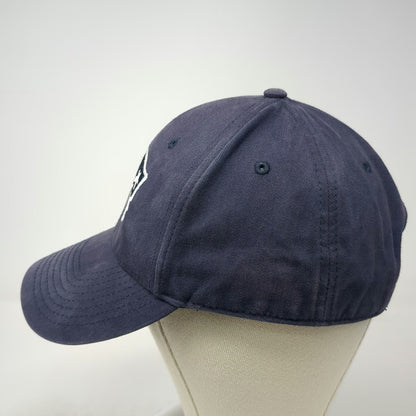 New England Patriots NFL Team Apparel Blue One Size Strapback Cap Hat Gray Brim