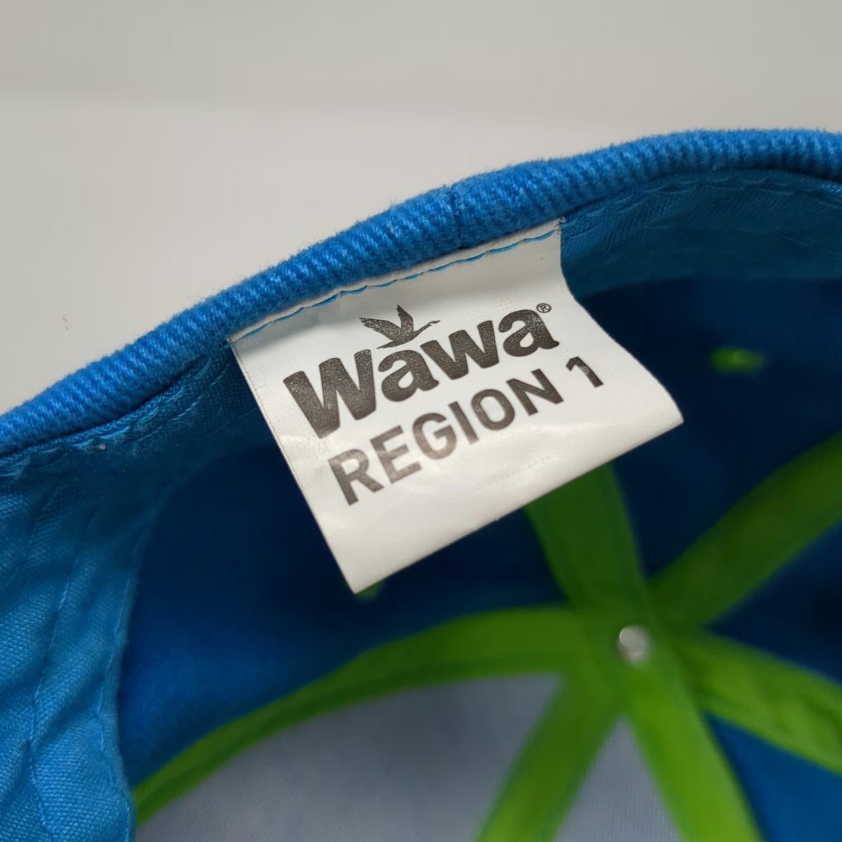 HALO Wawa Region 1 Blue Green OSFM Baseball Cap Hat Embroidered Logo Strapback